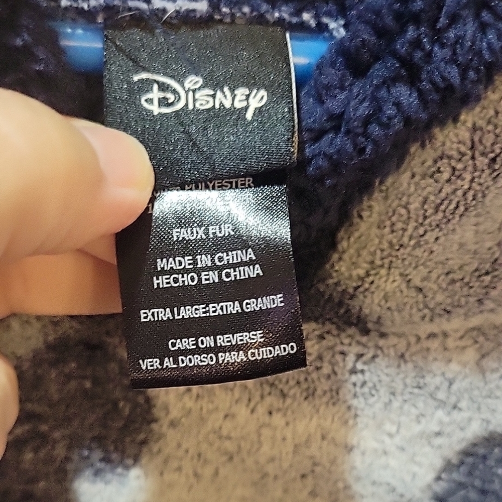 Disney Blue Mickey Mouse Hooded Sweatshirt - Picture 2 of 4